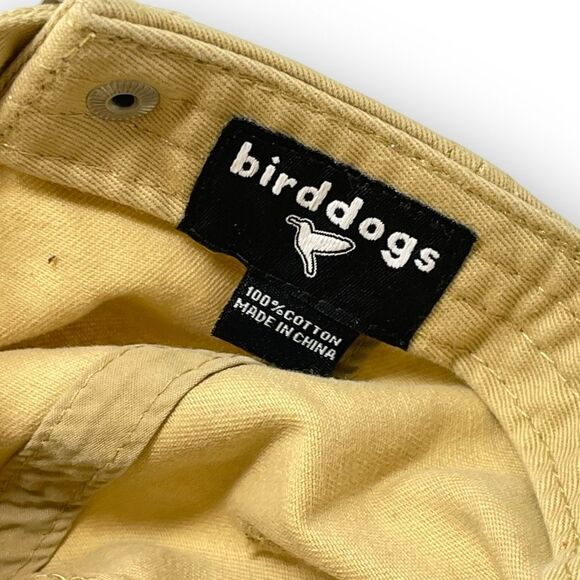 Birddogs Baseball Hat Cap Free the Bird Khaki Tan Adjustable Strapback Cotton - Picture 9 of 9